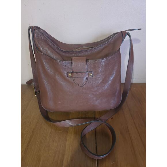 Frye Handbags - FRYE Olivia Large Leather Crossbody Shoulder Bag Cognac Super Nice!!